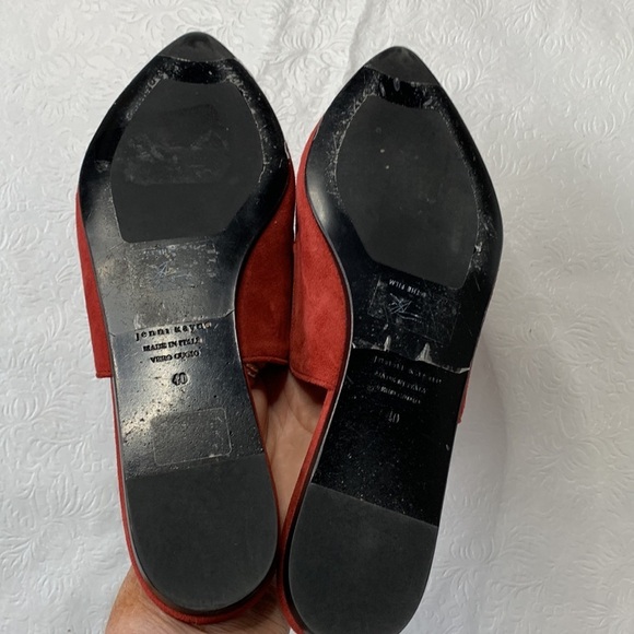 Jenni‎ Kayne Rust Suede Mules - Picture 3 of 7